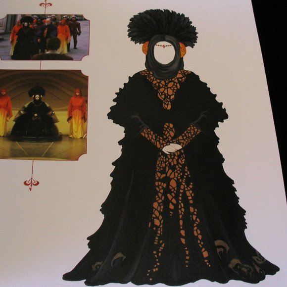 COPY - Star Wars Queen Amidala Paperdoll Book Naboo Episode 1 New Uncut 1999 - Picture 3 of 7